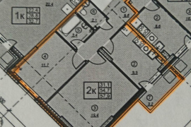 Продается 2 к.кв. 58 м.кв. ул. 9 Подлесная 29 (Чеширский кот)